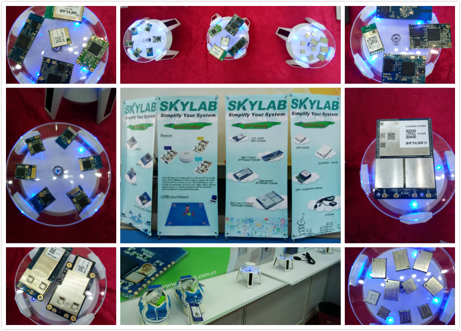 SKYLAB参展产品：蓝牙模块和wifi模块